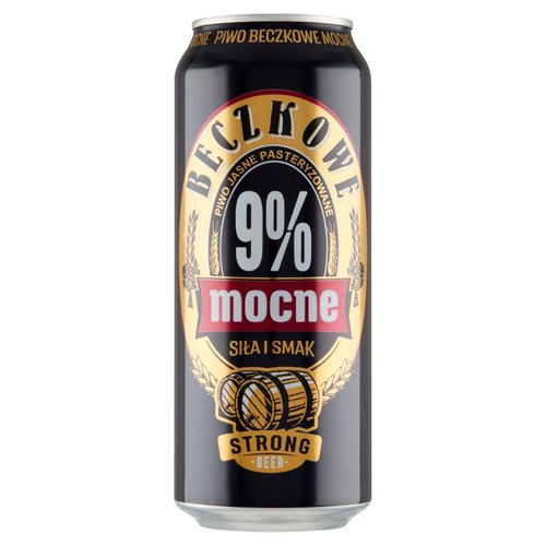 Piwo jasne pełne Mocne alk. 9,0% obj. Beczkowe 500 ml