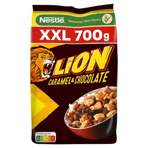Płatki Lion o smaku karmelu i czekolady Nestle 700 g