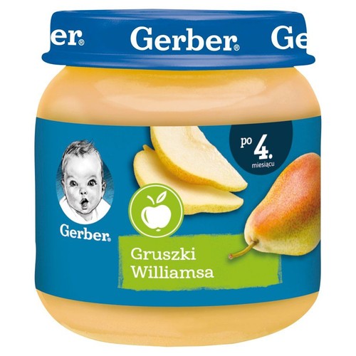 Gruszki Williamsa po 4. miesiącu Gerber 125 g