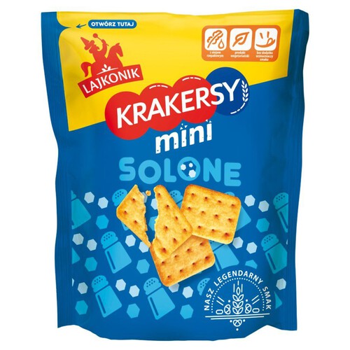 Mini Krakersy solone Lajkonik 100 g