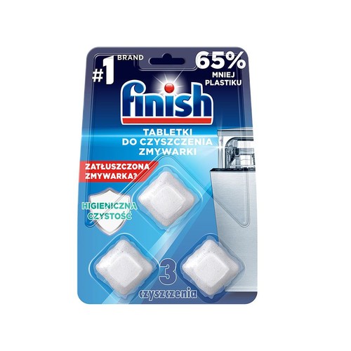 Kapsułki do czyszczenia zmywarki 3 szt Finish 3 sztuki