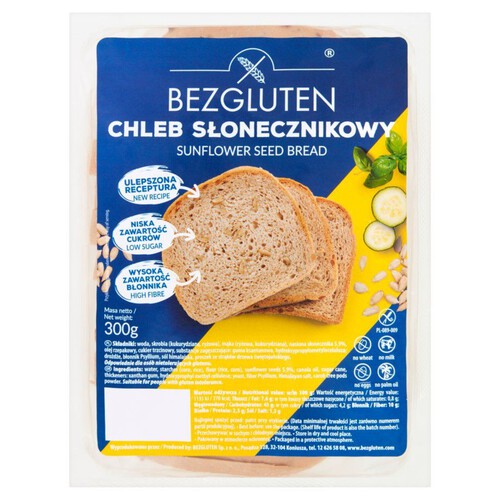 Chleb słonecznikowy Bezgluten 300 g