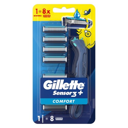 Maszynka do golenia Sensor 3+ Comfort + wkłady Gillette 1 sztuka