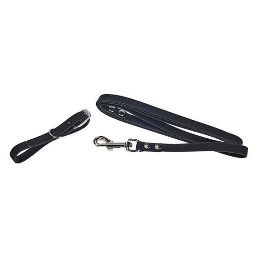 Obroża 17-25 cm + smycz 120 cm czarna Auchan 1 sztuka