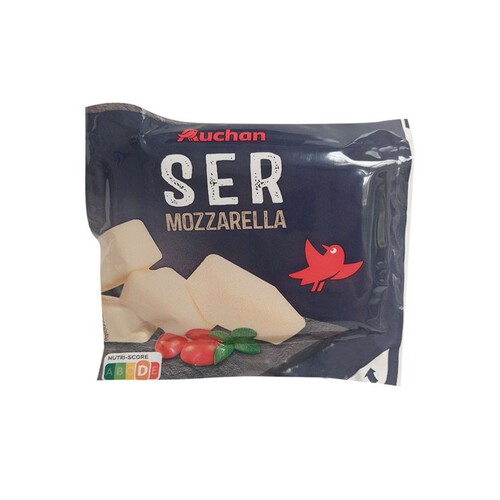 Ser Mozzarella kostka Auchan na wagę ok. 200 g