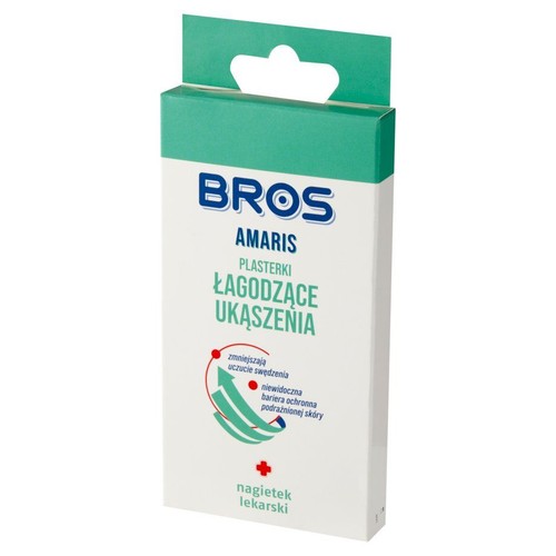 Amaris Plasterki łagodzące ukąszenia BROS 20 sztuk