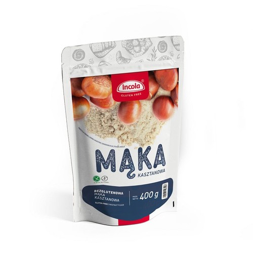 Mąka kasztanowa bezglutenowa Incola 400 g