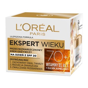 Przeciwzmarszczkowy krem odżywczy na dzień Age Specialist Ekspert Wieku 70+  L'Oreal Paris 50 ml