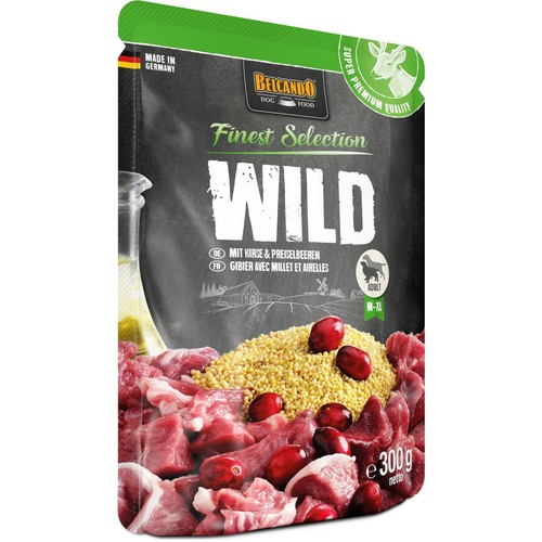Karma mokra dla psów z dziczyzną i prosem Belcando 125 g