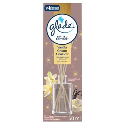 Odświeżacz powietrza pachnące patyczki Vanilla Cream Cookies Glade 50 ml