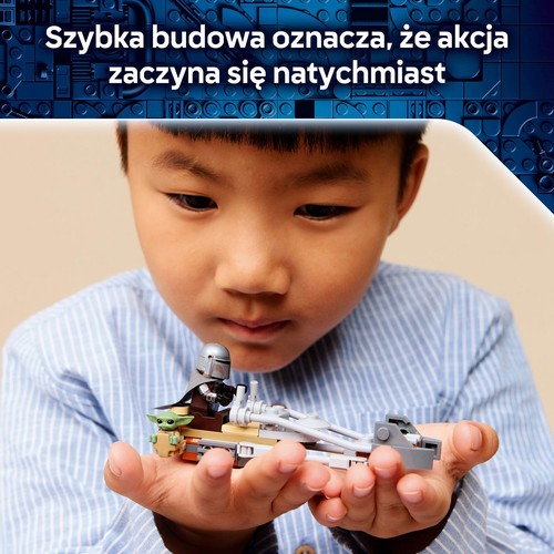 Star Wars Śmigacz Mandalorianina i Grogu 75436 LEGO 1 sztuka