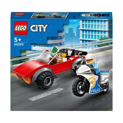 City Motocykl policyjny – pościg za samochodem 60392 LEGO 1 sztuka