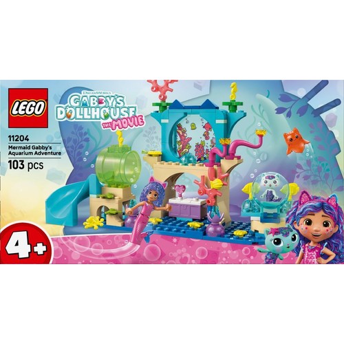 Koci domek Gabi Podwodna przygoda syrenki Gabi 11204 LEGO 1 sztuka