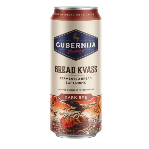 Kwas chlebowy ciemny żytni Gubernija 500 ml