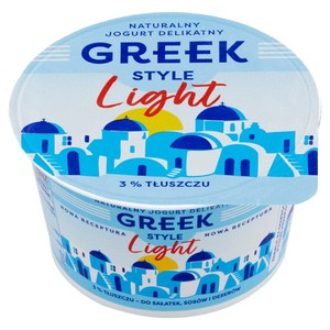 Jogurt naturalny light 3.5%  Greek Style 180 g