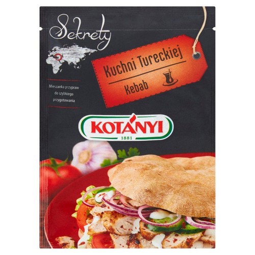Sekrety Kuchni Tureckiej Kebab Kotányi 20 g