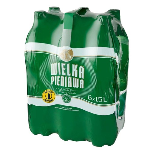 Woda mineralna niegazowana Wielka Pieniawa 6 x 1,5 l