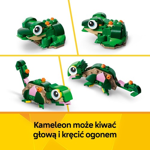Creator 3 w 1 Żółw i kwiat lilii wodnej dla dzieci 31377 LEGO  1 sztuka