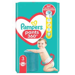 Pieluchomajtki 3 6-11 kg Pampers 62 sztuki