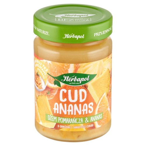 Dżem Cud ananas - pomarańcza & ananas Herbapol 280 g