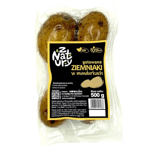 Ziemniaki gotowane w mundurkach Z Natury 500 g