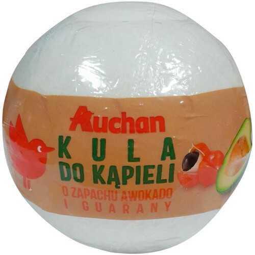 Kula do kąpieli o zapachu awokado i guarany Auchan 165 g