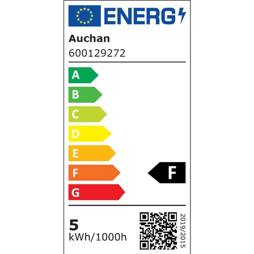 Żarówka LED E27 40W standard zimna Auchan 1 sztuka