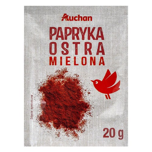 Papryka ostra mielona Auchan 20 g 
