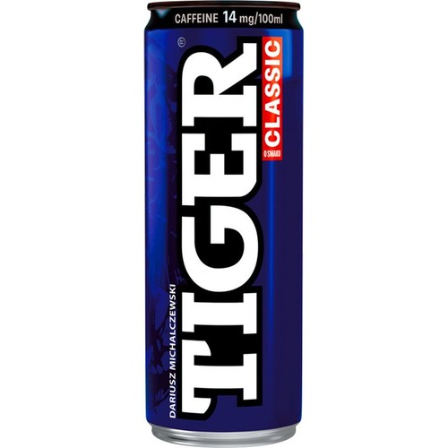 Napój energetyzujący Classic TIGER 250 ml