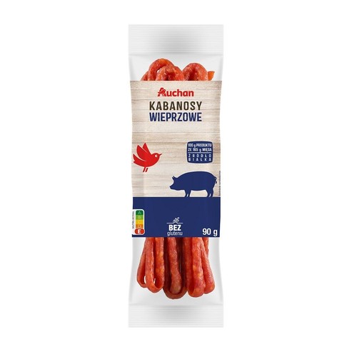 Kabanosy wieprzowe   Auchan 90 g