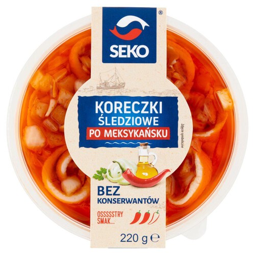 Koreczki śledziowe po meksykańsku Seko 220 g