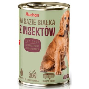 Karma Premium na bazie białka z insektów Auchan 400 g