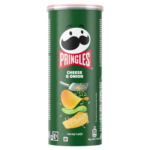 Chipsy o smaku serowo-cebulowym  Pringles 125g