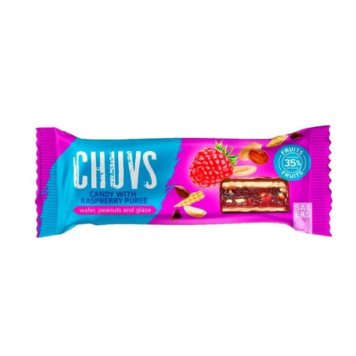 Baton Chuvs o smaku malinowym SALEKS 30 g