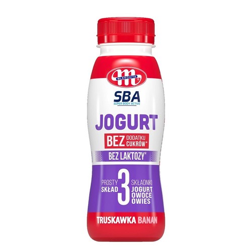 Dar Pure Jogurt o smaku truskawka banan Mlekovita 250 g