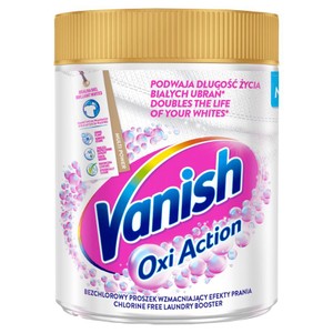 Oxi Action White odplamiacz do białych tkanin w proszku Vanish 470 g
