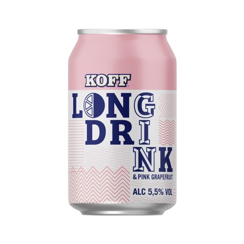 Drink alkoholowy Long Drink Pink Grapefruit alk. 5,5% obj. KOFF 330 ml