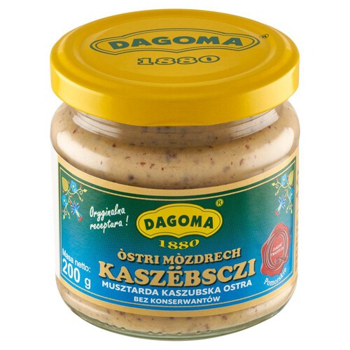 Musztarda Kaszubska ostra Dagoma 200 g