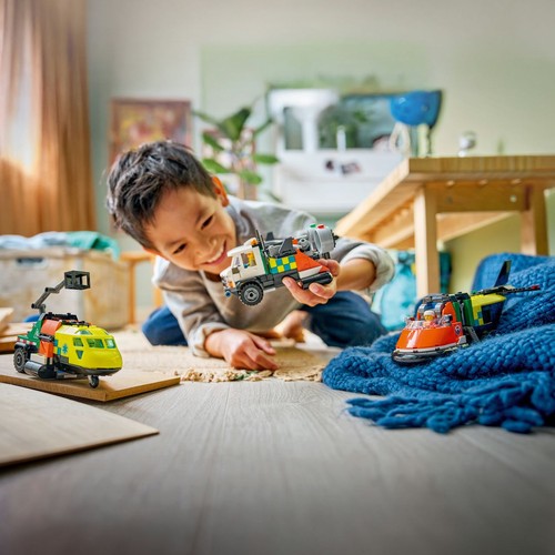 City Zestaw z samolotem, ciężarówką serwisową i poduszkowcem 60505 LEGO 1 sztuka