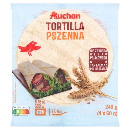 Tortilla pszenna  Auchan 240 g
