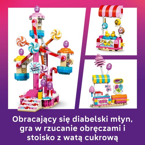 Friends Cukierkowo-babeczkowy diabelski młyn 42700 LEGO 1 sztuka