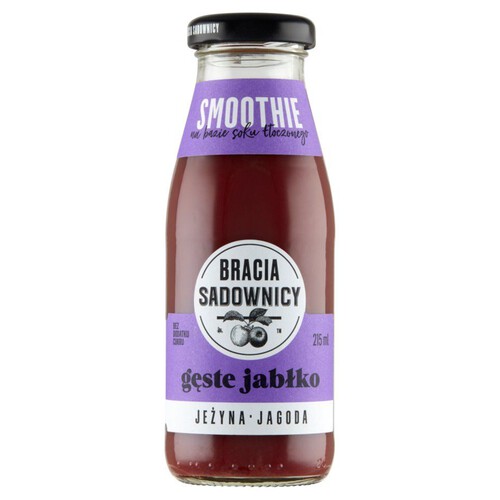 Smoothie Gęste jabłko jeżyna jagoda Bracia Sadownicy 215 ml