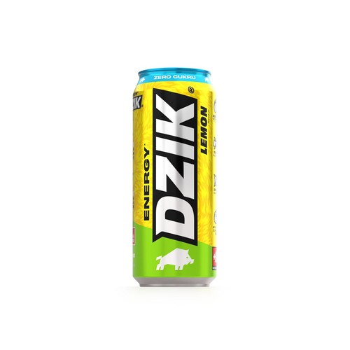 Napój energetyzujący Lemon bez dodatku cukru WK Dzik 500 ml