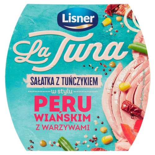 Sałatka z tuńczykiem w stylu peruwiańskim z warzywami Lisner 160 g