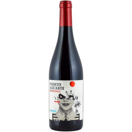 Wino hiszpańskie czerwone wytrawne Monastrell DO Alicante alk. 12,5% obj. Puerto Alicante  750 ml