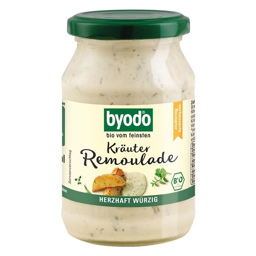 BIO Sos Remoulada ziołowy bezglutenowy Byodo 250 ml