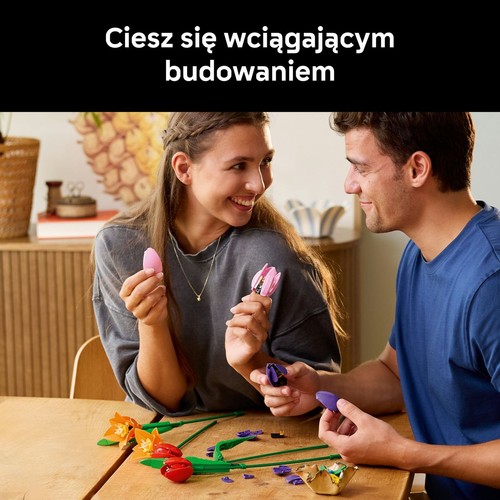 Botanicals Bukiet tulipanów 11501, dekoracja LEGO 1 sztuka