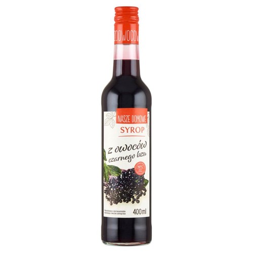 Syrop z owoców czarnego bzu Nasze Domowe 400 ml
