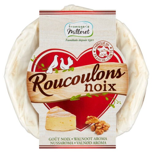 Roucoulons z orzechami włoskimi    Fromagerie Milleret 125 g