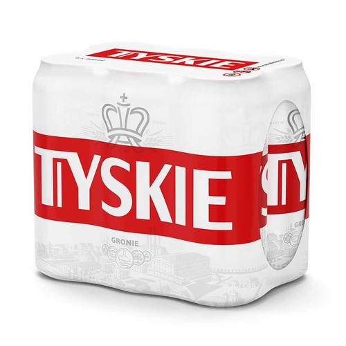 Piwo jasne Gronie alk. 5,2% obj. Tyskie 6 x 500 ml